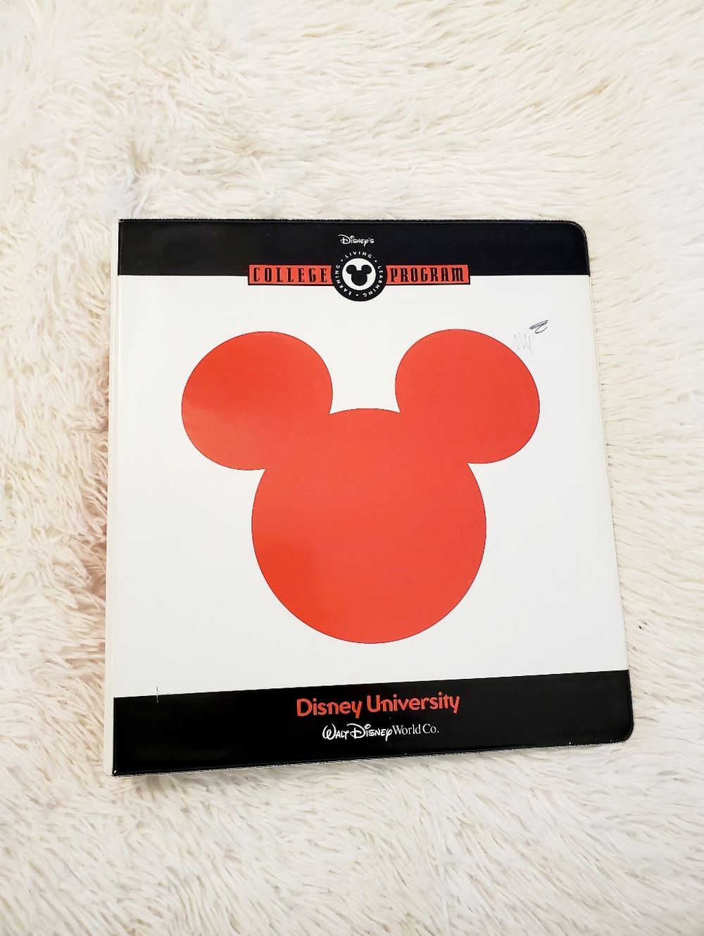 Disney University College Program Binder